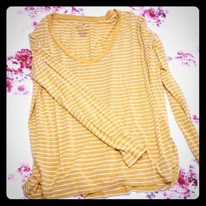 American Eagle Long Sleeve Striped Shirt Comfy